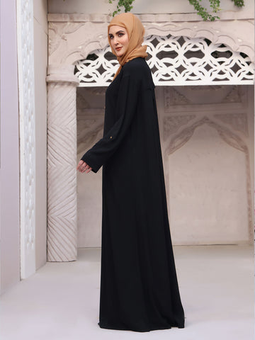 Abaya Military Black